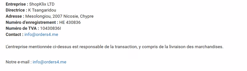Mentions Legales